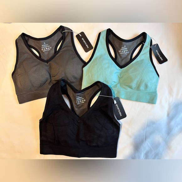 MIRITY Women Racerback Sports Bras - High Impact Workout Gym Activewear Bra - Picture 4 of 5